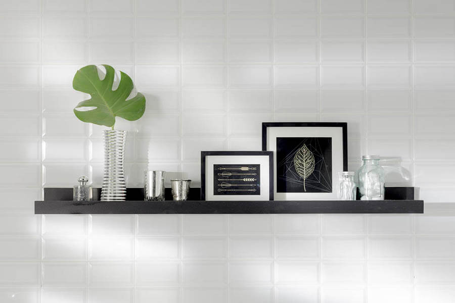 Decoracion baño pequeño repisas