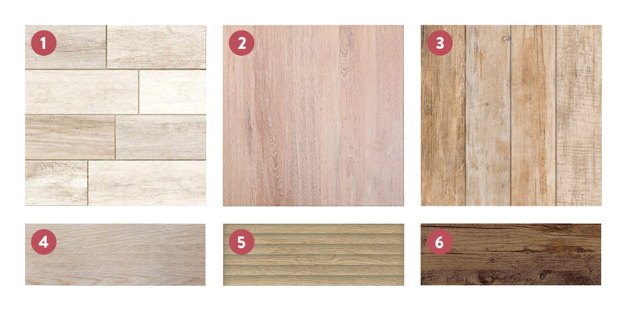 Selección de cerámicas para pisos con apariencia de madera